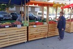Szerdán nyílt meg a termelői piac | Képernyőmentés Călin Bibarț polgármester Facebook-videójáról